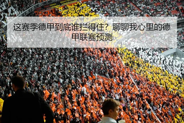 这赛季德甲到底谁拦得住？聊聊我心里的德甲联赛预测
