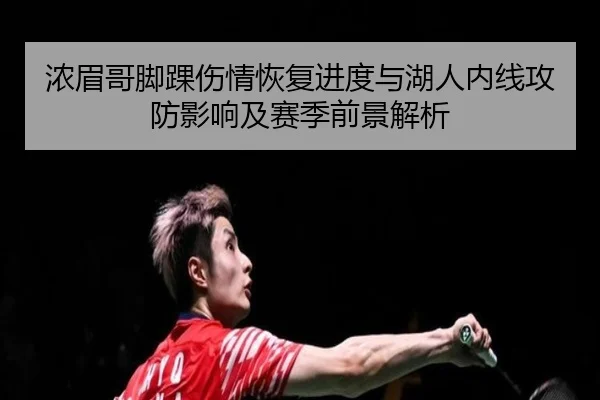 浓眉哥脚踝伤情恢复进度与湖人内线攻防影响及赛季前景解析